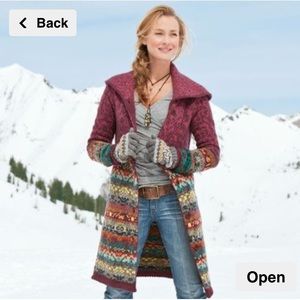 Sundance Copenhagen Cardigan Sweater Coat Sz Small